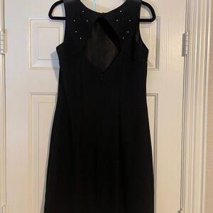 Black Formal with Crystal and embroidery accents